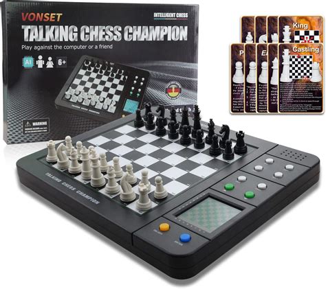 Vonset Electronic Chess Board M620 Magnetic Chess India Ubuy