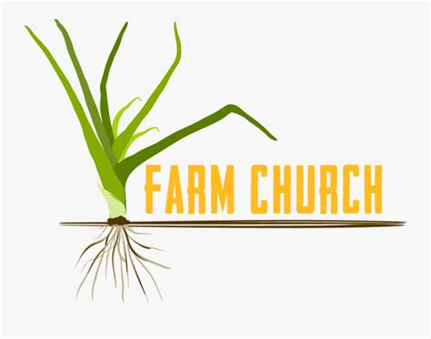 Farm Church Logo Yellow Free Transparent Clipart Clipartkey