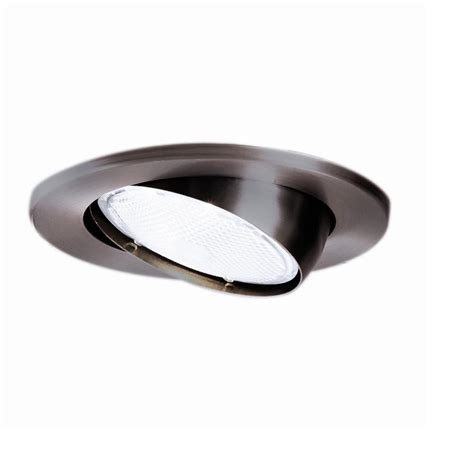 Recessed lighting is a popular style of home lighting characterized by lights set inside of a ceiling unlike other types of light fixtures, recessed lighting is created by making holes in your ceiling or things get much more difficult if your ceiling or wall is sloped. Halo 5070 Series 5 in. Tuscan Bronze Recessed Ceiling ...