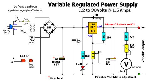 A variable dc power supply is one of the most useful tools on the electronics hobbyist's workbench. Variable Power Supply, Regulated