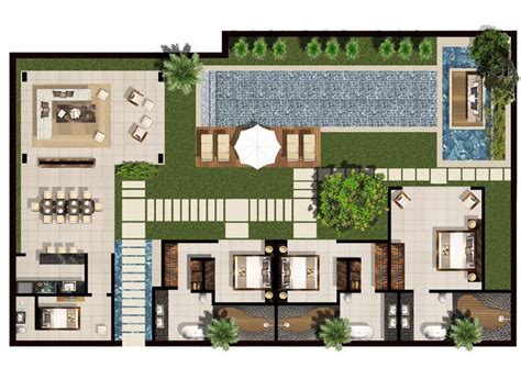 Villa Chandra Seminyak Floor Plan 3br Luxury Villas Bali Seminyak