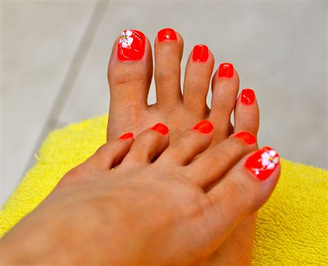 posts about nail art on spring nails and spa summer toe nails orange toe nails pedicure designs