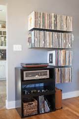 Photos of Record Player Storage Shelf