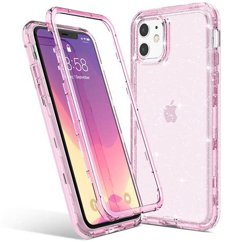 Iphone 11 Case Ulak Clear Glitter Protective Heavy Duty Shockproof