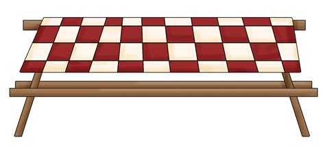Picnic Table With Food Clipart Transparent Background Clipground
