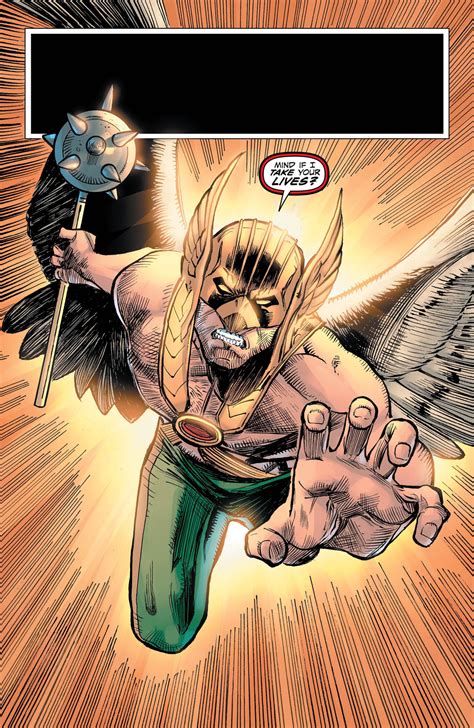 Page Preview And Covers Of Hawkman 15 Comic