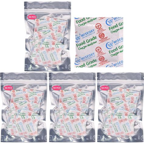 Wisesorb 300cc 200 Packs Oxygen Absorbers For Food Storage Food Grade