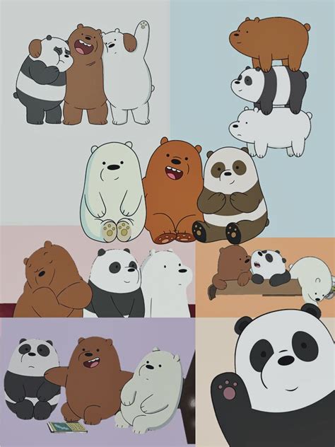 Polera Escandalosos Polar Panda Pardo Bare Bears Grafimax Poleras