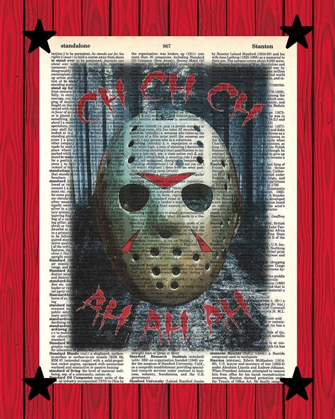 Buy Friday The 13th Horror Movie Wall Decor Jason Voorhees Horror Movie