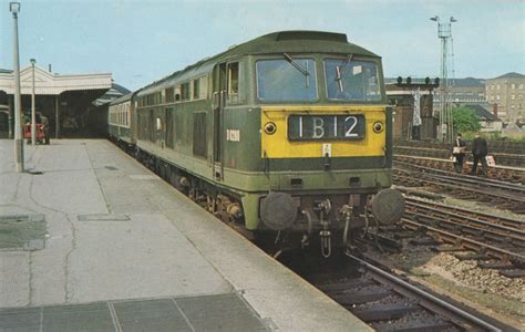 Class 53 D0280 Train At Bristol Railway Station In 1968 Postcard Topics Transportation