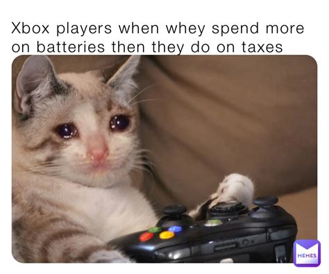Xbox Players When Whey Spend More On Batteries Then They Do On Taxes