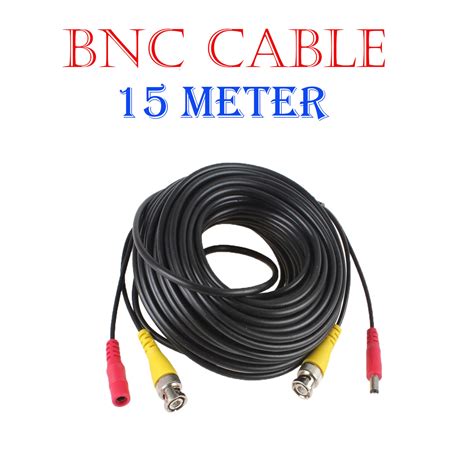 Bnc Dc Power Video Security Cctv Camera Dvr Extension Cable Data Lead Wire Ebay