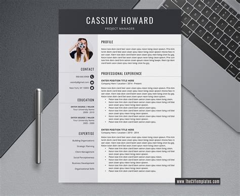Dont panic , printable and downloadable free 2020 modern cv template for ms word curriculum vitae we have created for you. 2020 Professional CV Template for MS Word, Simple CV ...