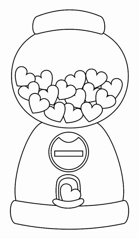 Pencil Coloring Page Gumball Machine Coloring Page Gumball Clipart