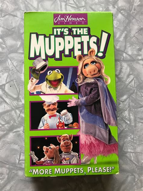 1990s The Muppets And Sesame Street Vhs Tapesdvds Etsy