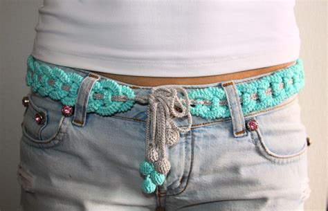 Crochet Pattern For Beautiful Crocheted Summer Belt