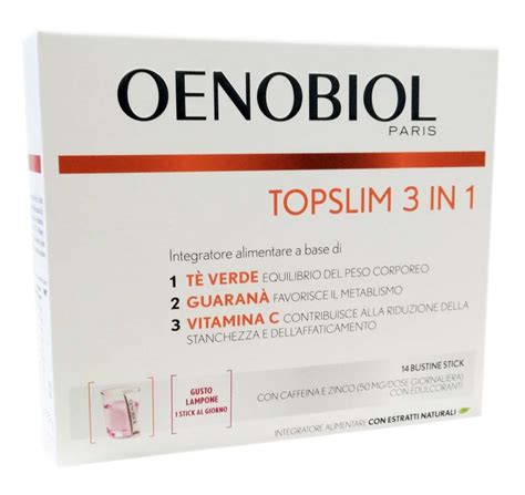 Oenobiol Topslim 3 In 1 Gusto Lampone 14 Stick