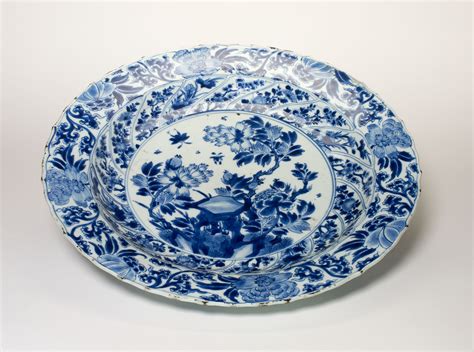 Free Images Dishware Blue And White Porcelain Plate Platter