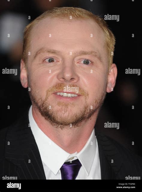British Actor Simon Pegg Attends The Premiere Of How To Lose Friends