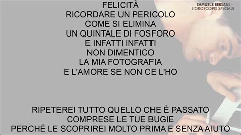 Prendendo spunto da temi di attualità, psicologia e notizie del. Chiedimi Se Sono Felice / Chiedimi Se Sono Felice Lyrics ...