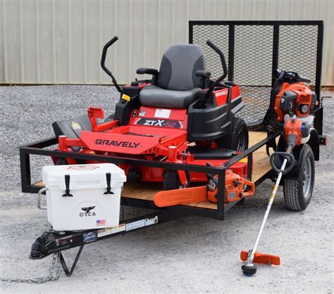 Gh409 Red Rider Gravely Zt X 52 Zero Turn Mower Bundle Safford