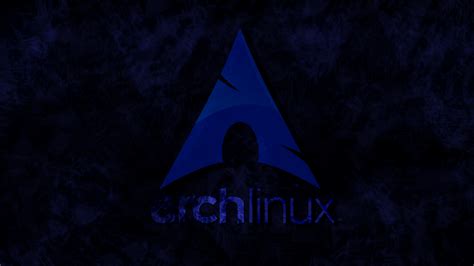 Arch Linux Wallpaper Dark Blue By Nerdofrage On Deviantart