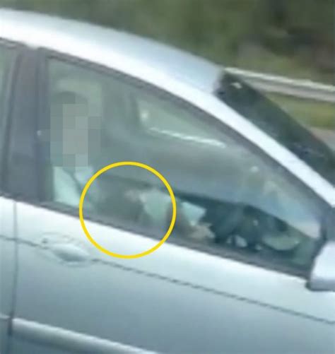 Driver Caught On Camera ‘receiving A Blow Job From Passenger While Driving On Highway Video