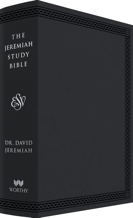 Esv Black Leather Luxe Jeremiah Study Bible Uk