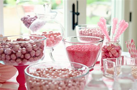 Pink Candy Pink Candy Table Decorations Food