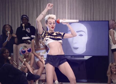 Watch Miley Cyrus Releases ‘we Cant Stop Directors Cut — Raunchy Video Hollywood Life