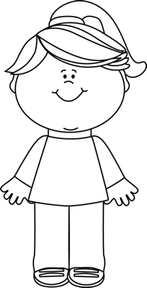 Black And White Clipart Of Girls 20 Free Cliparts Download Images On