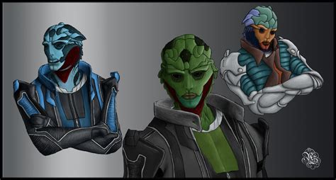 Drell Trinity By Rshara On Deviantart