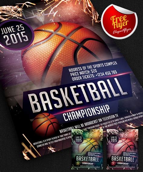 Basketball Tournament Flyer Template Free Hq Printable Documents