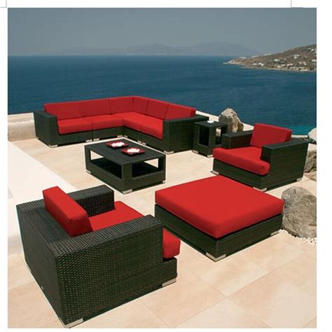 New Arrival Discount Outdoor Patio Wicker Garden Sofa Set Furniture