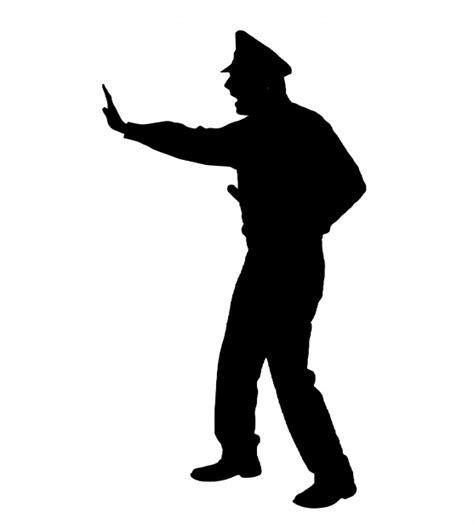 Policeman Silhouette Free Stock Photo Public Domain Pictures