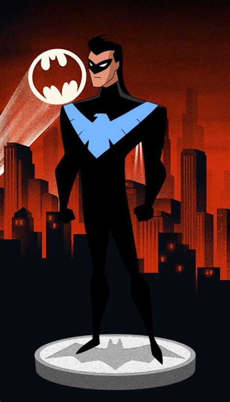 Artstation Tnba Nightwing Roy Hakim Batman Cartoon Nightwing Batman The Animated Series
