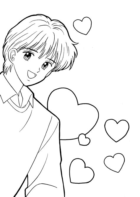 Yuu Marmalade Boy Coloring Pages For Kids Printable Free Coloring