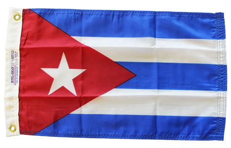 Buy Cuba 12x18 Nylon Flag Flagline