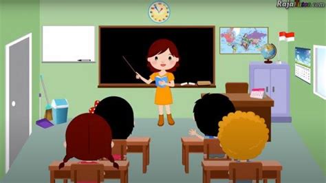 Gambar Kartun Ruang Kelas Yang Bersih Dan Melayani Imagesee