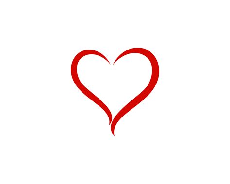 Love Heart Logo And Symbol Vector 623405 Vector Art At Vecteezy