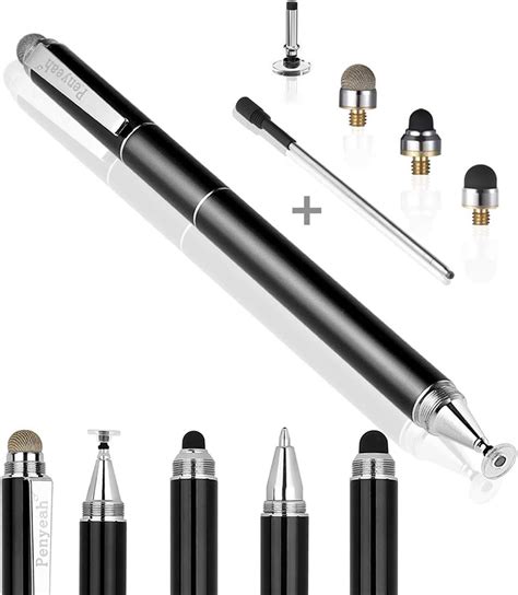 Penyeah Stylus Pen 4 In 1 Disc Stylus Pens For Touch Screens High