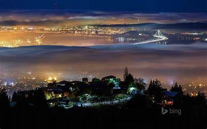 California Bing Fog Bridge Theme Oakland Wallpapers