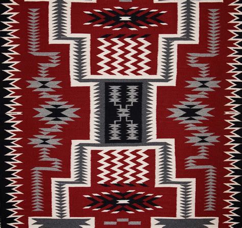 Storm Pattern Navajo Rug 001 Charleys Navajo Rugs For Sale