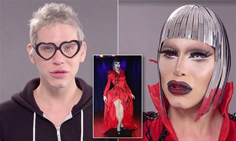 Drag Race Star Sharon Needles Transforms Herself In Video Daily Mail