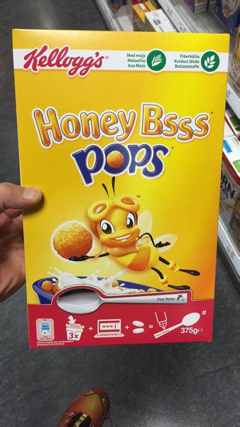 Product Kelloggs Honey Bsss Pops The Open Food Repo