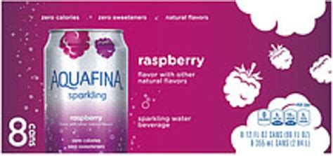 Aquafina Sparkling Raspberry Sparkling Water Beverage 96 Oz