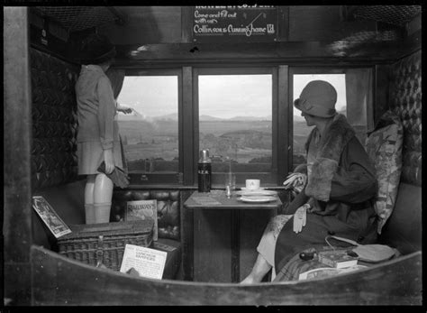 Photo Of The Interior Of A Railway Carriage From The Fashion Some