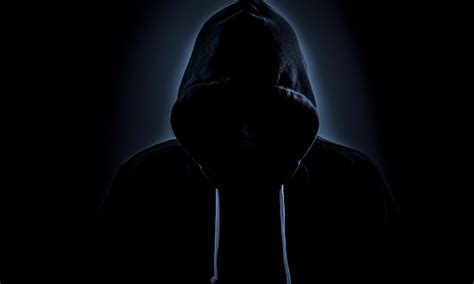 Hooded Hacker In Dark Stock Photo Download Image Now Istock