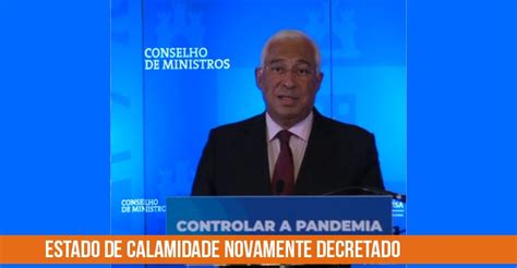 Estado De Calamidade Em Portugal Novamente Decretado