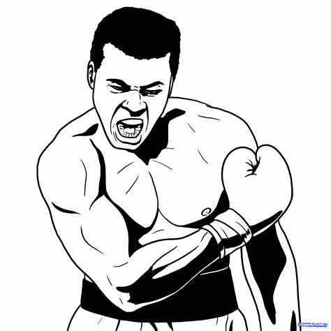 How To Draw Muhammad Ali Step By Step Drawing Guide By Michaely Artofit